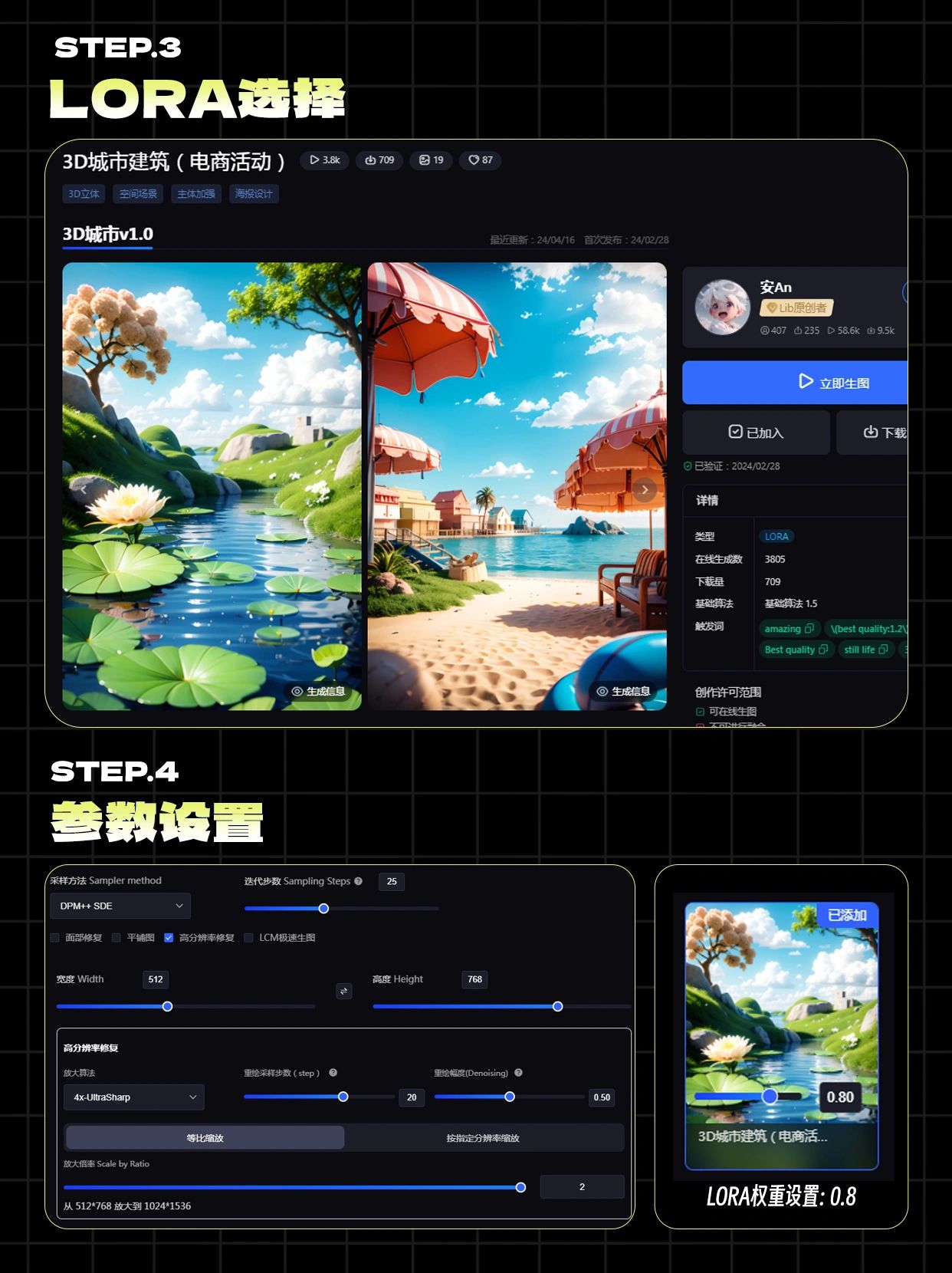 Stable Diffusion 教程！五一劳动节写实海报 5 步速成法！